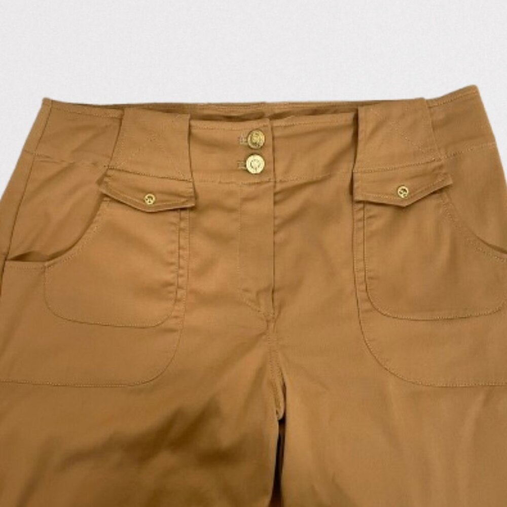 St. John Sport by Marie Gray High Rise Stretch Straight Leg Pants Trausers Sz 10 - Picture 3 of 10